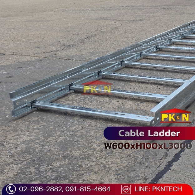 เคเบิ้ลแลดเดอร์ HDG 600x100x3000 มม.
